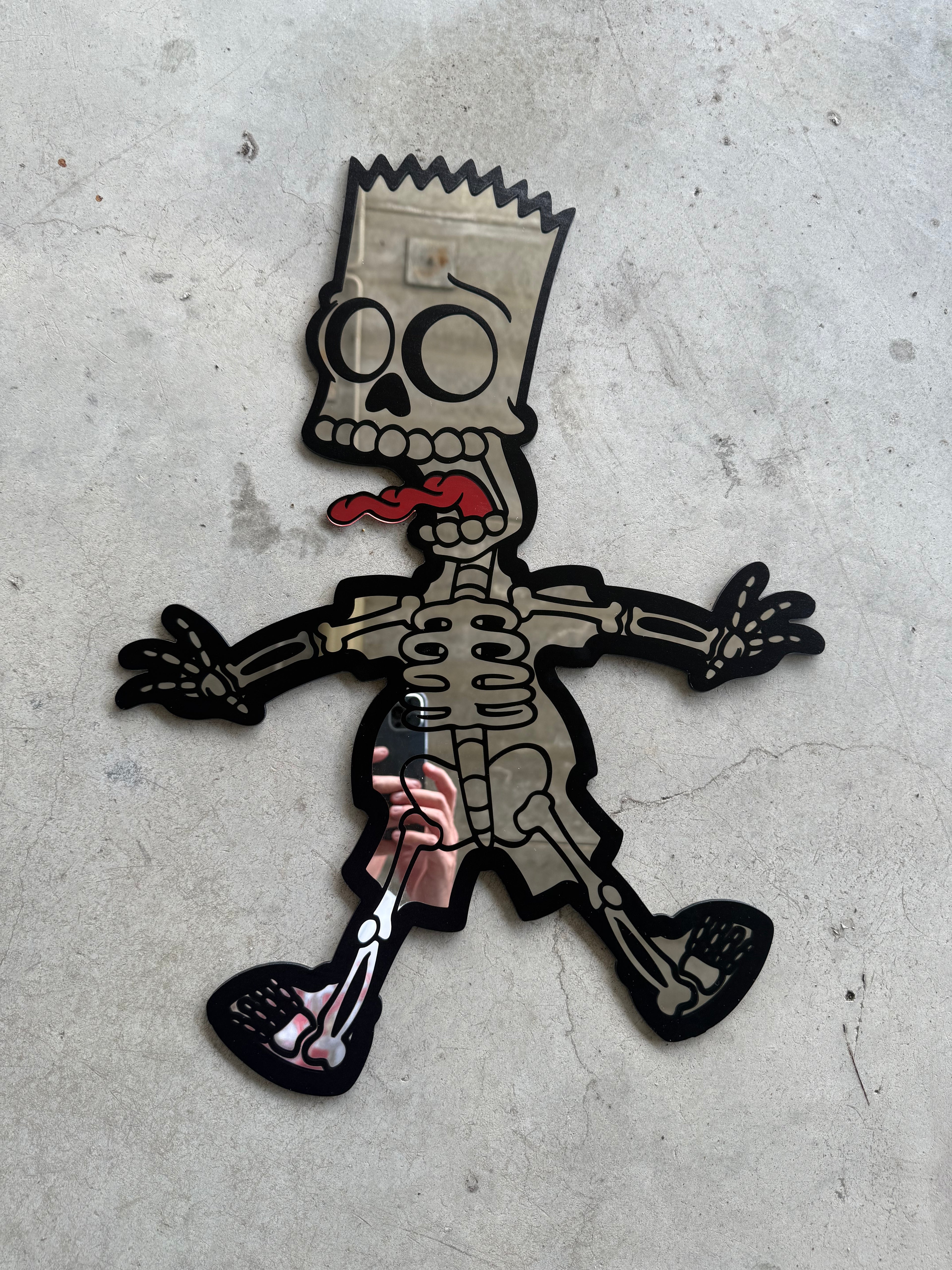 SPECCHIO BART SIMPSON ELETTRO SCHOCK